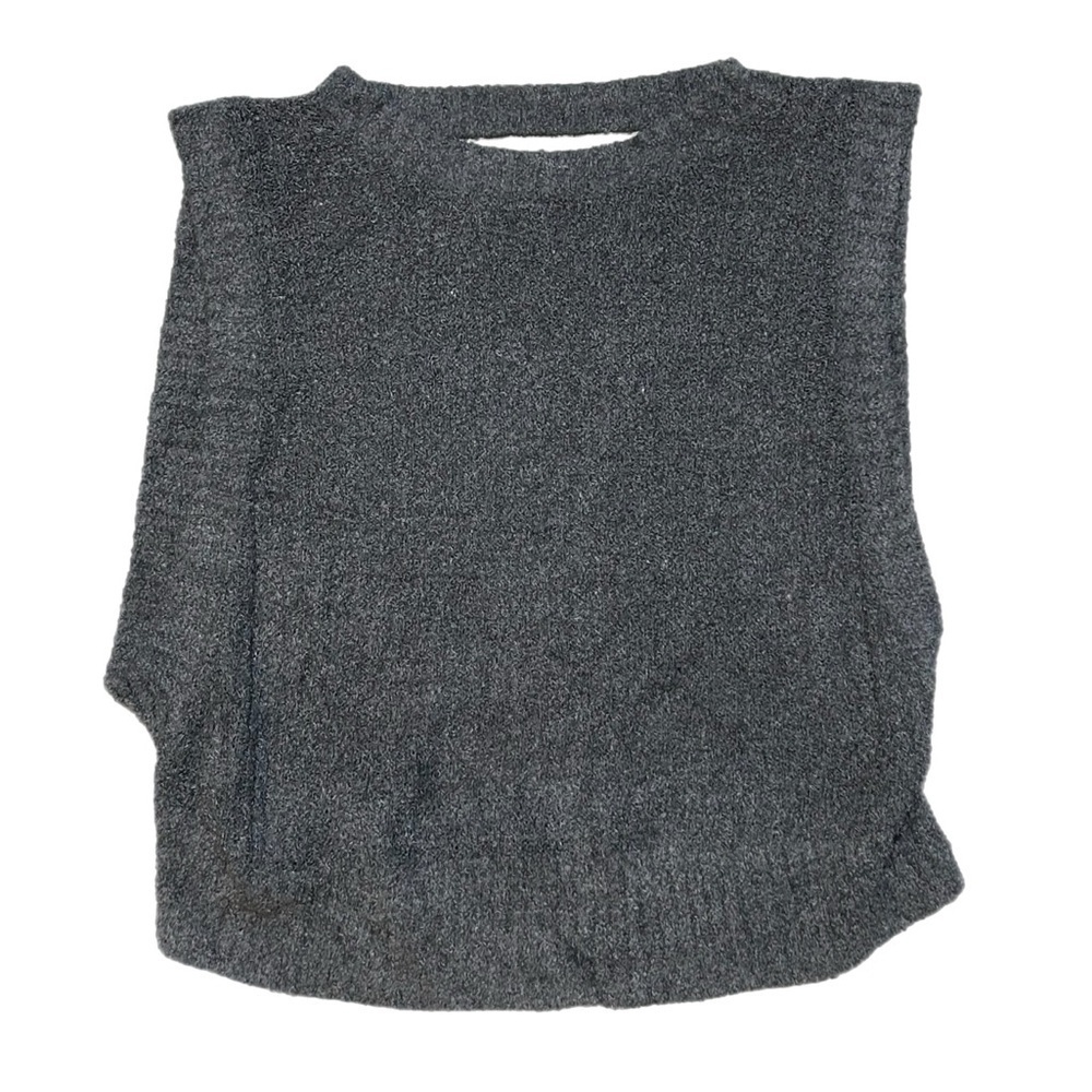 Astr Gray Women's Tank Top Sweater